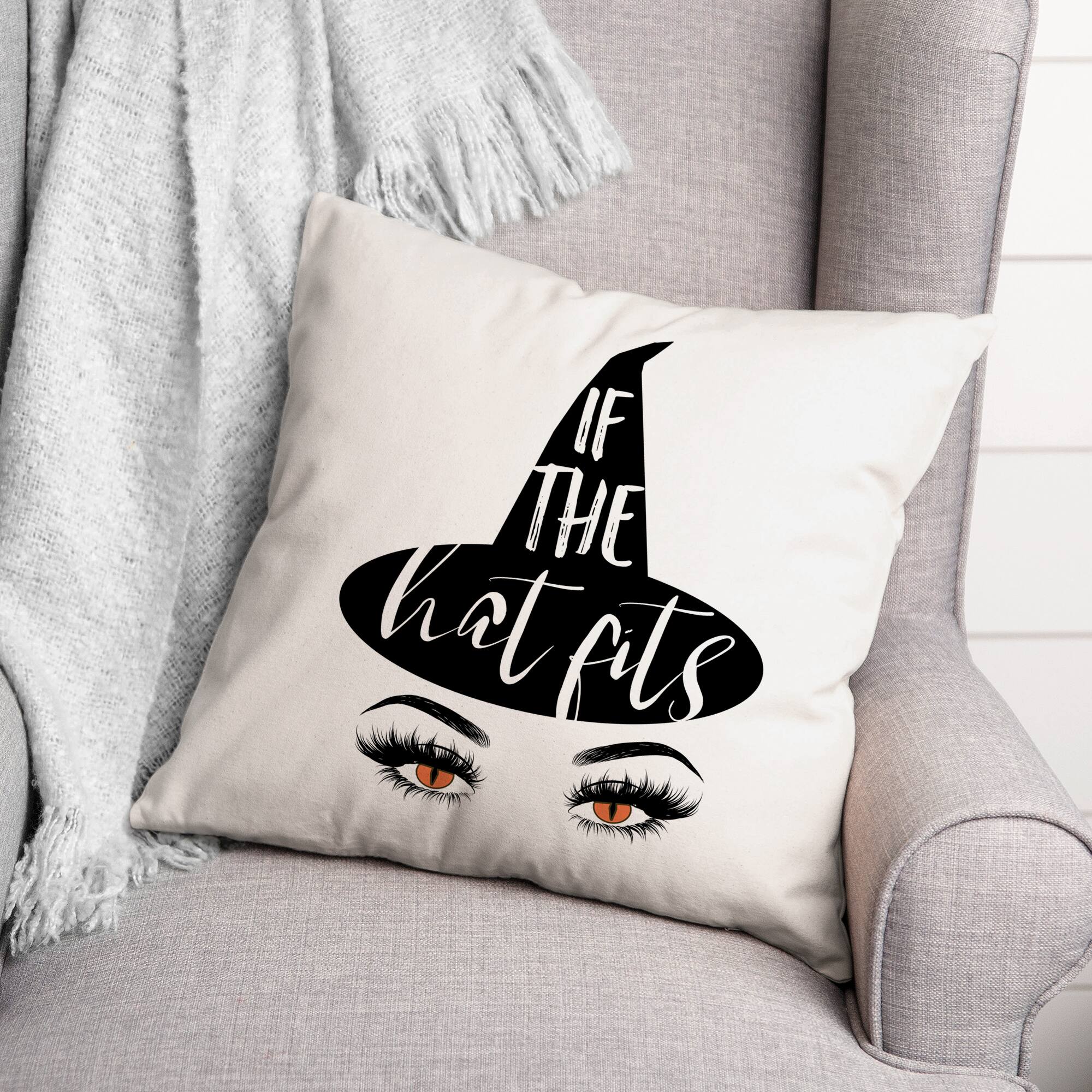 If The Hat Fits Throw Pillow